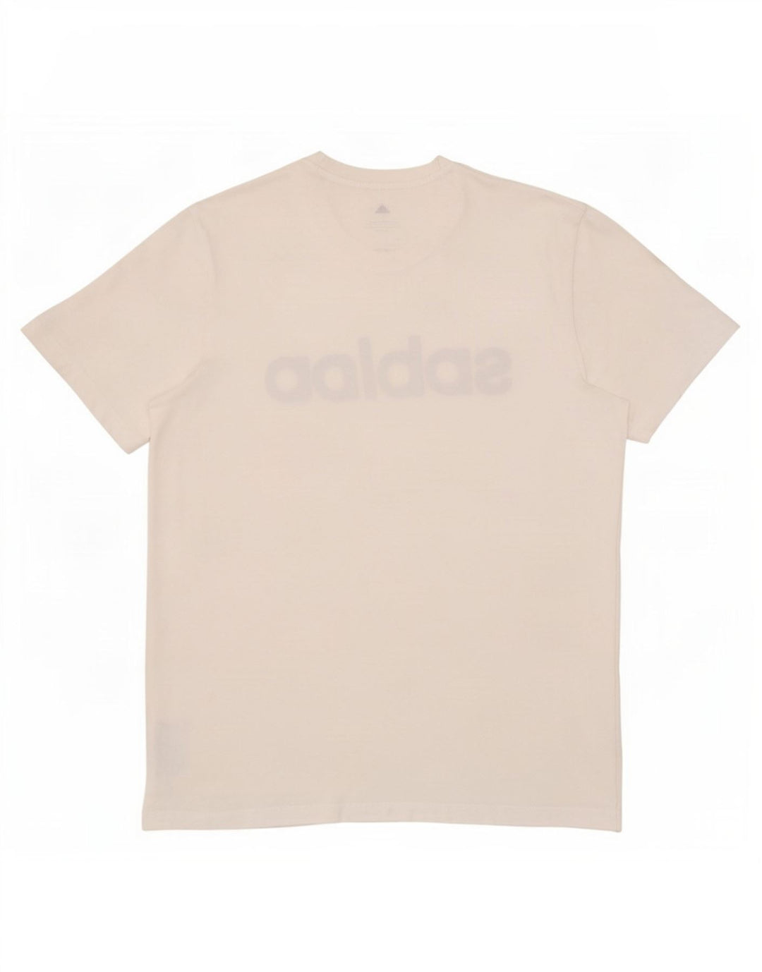 Tricou grafic Adidas pentru bărbați Top mare din bumbac alb