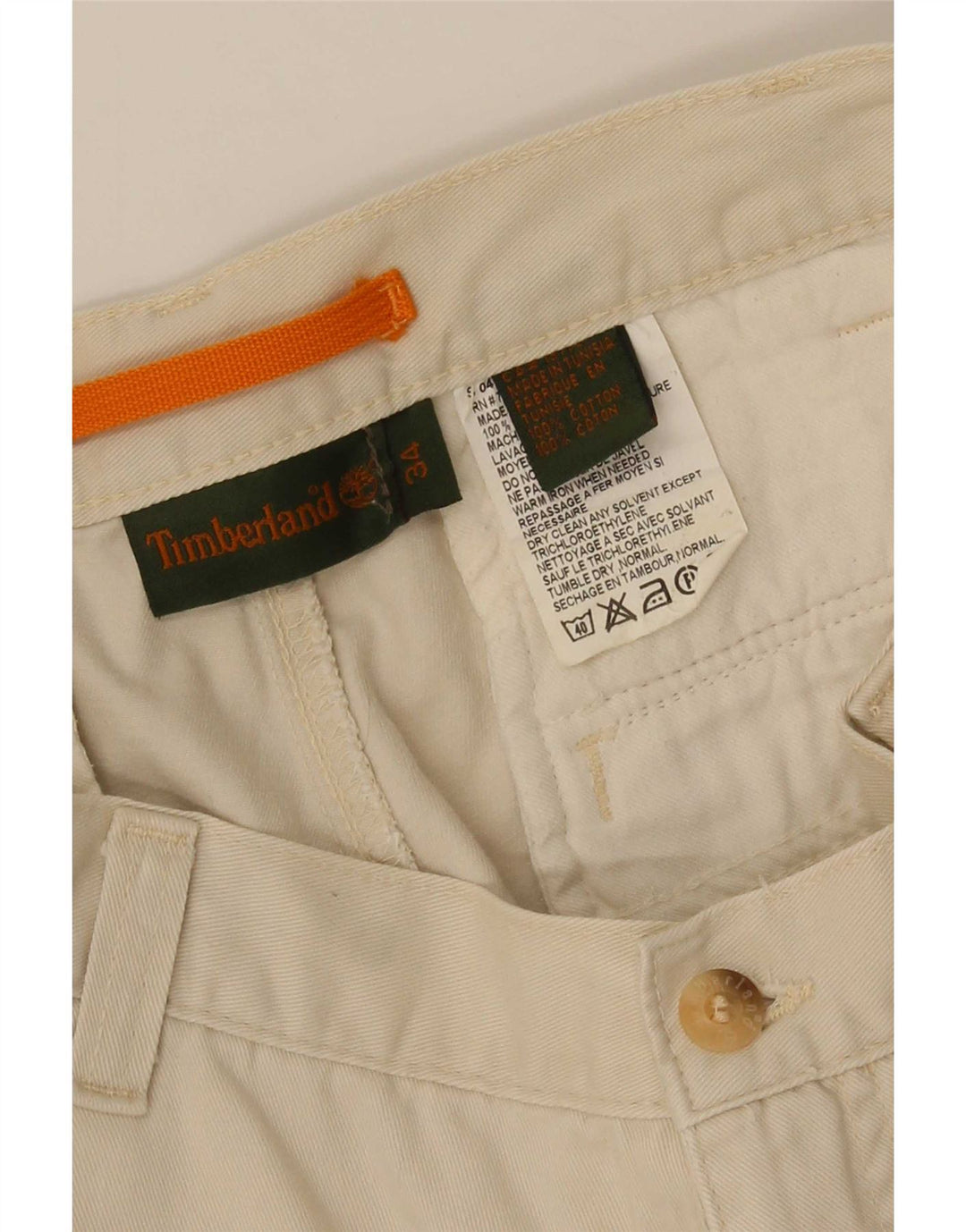Pantaloni scurți pentru bărbați Timberland Cargo W34 Large Beige Bumbac