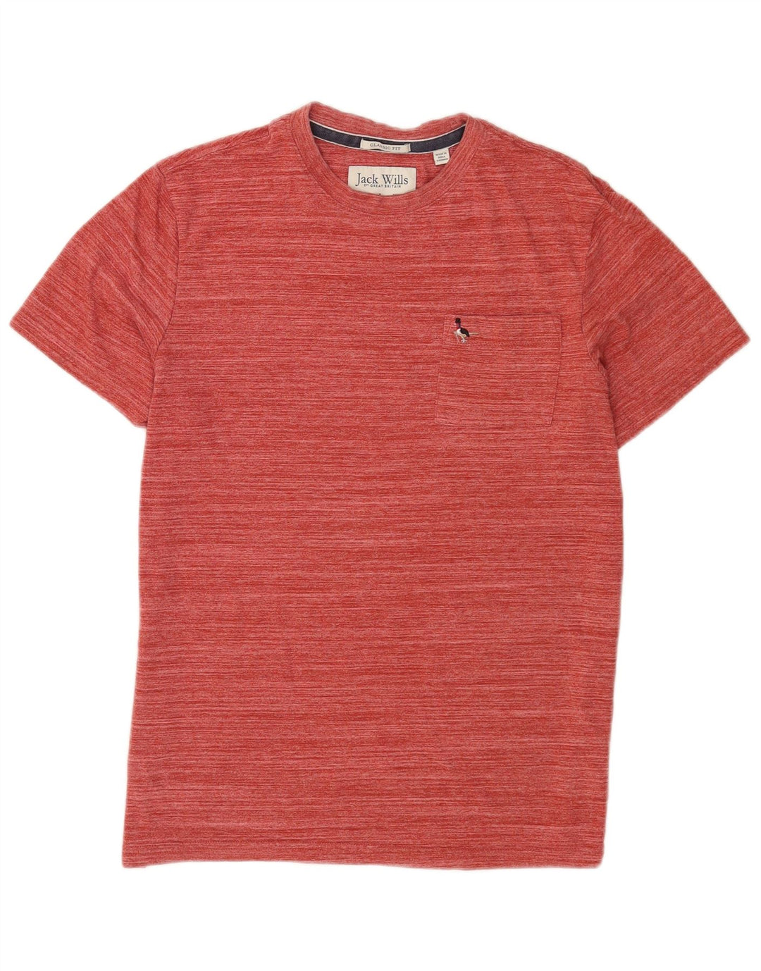 Tricou Jack Wills pentru bărbați Top din bumbac cu dungi maro mediu