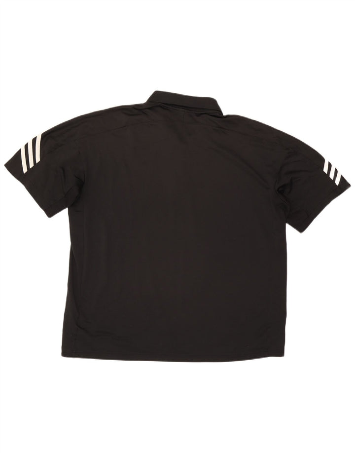 Tricou polo Adidas Climacool XL, negru, poliester
