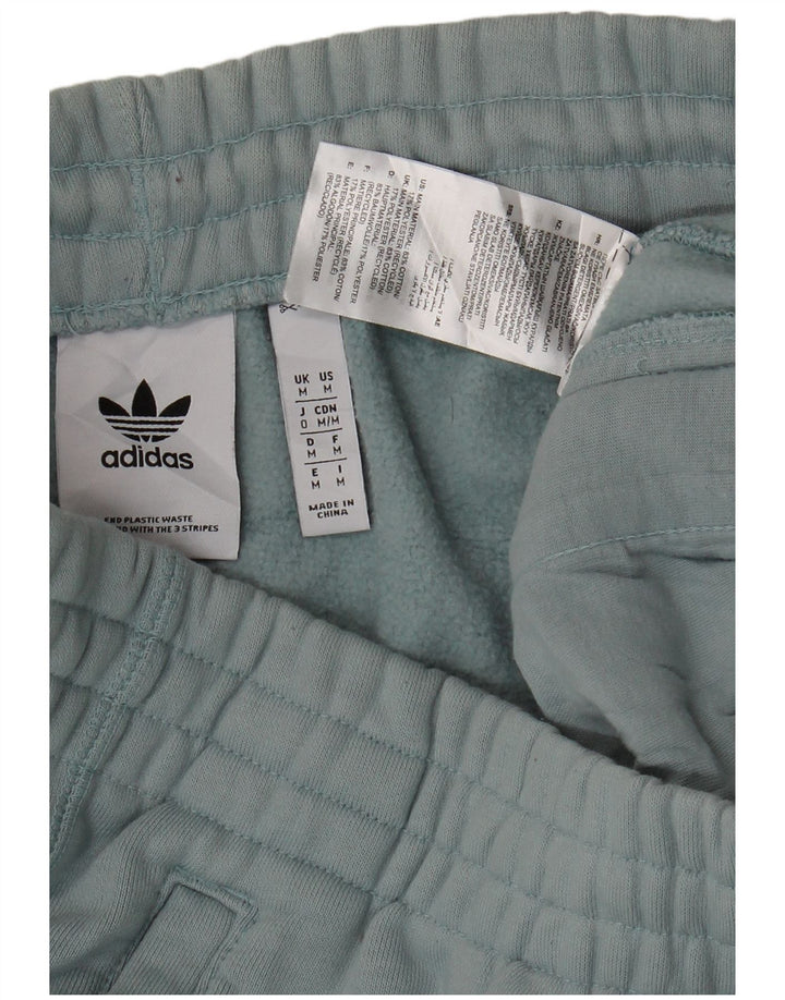 Pantaloni de trening pentru bărbați Adidas Pantaloni de jogging, bumbac albastru mediu