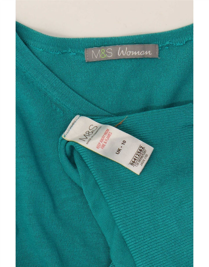 Pulover cardigan pentru femei Marks & Spencer UK 10 Small Blue Viscose