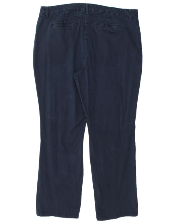 Pantaloni casual Lee pentru femei cu talie medie, cu talie relaxată, US 16 2XL W36 L28 bleumarin