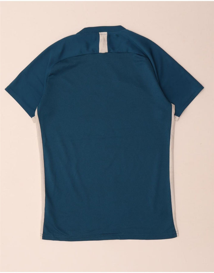 Tricou Nike Dri Fit pentru bărbați Top Mediu Albastru Poliester Colorblock