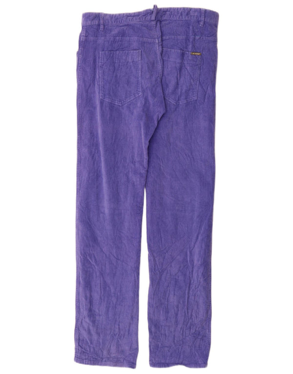 GF Ferre Pantaloni pentru bărbați din velur Ittierre IT 48 Medium W34 L33 Violet