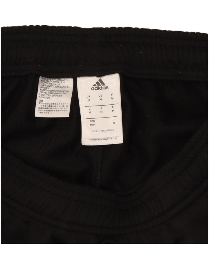 Pantaloni de trening Adidas pentru bărbați, poliester mediu negru