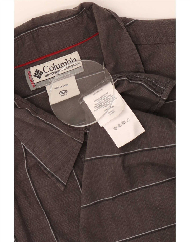 Cămașă Columbia pentru bărbați 2XL, bumbac cu carouri gri
