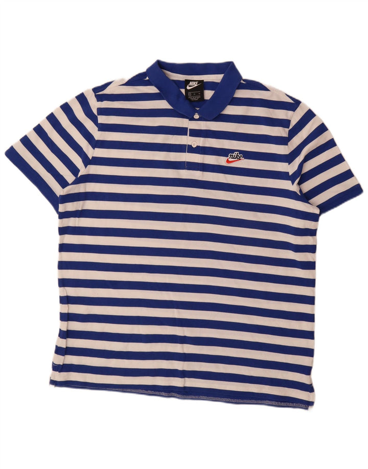 Tricou polo pentru bărbați Nike XL, bumbac albastru