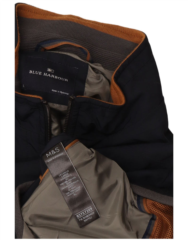 Marks & Spencer pentru bărbați Blue Harbour Bomber Jacket UK 40, mare, bleumarin