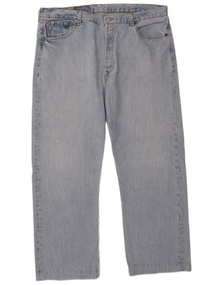 Blugi drepti pentru bărbați Levi's 501 W40 L28 Bumbac albastru