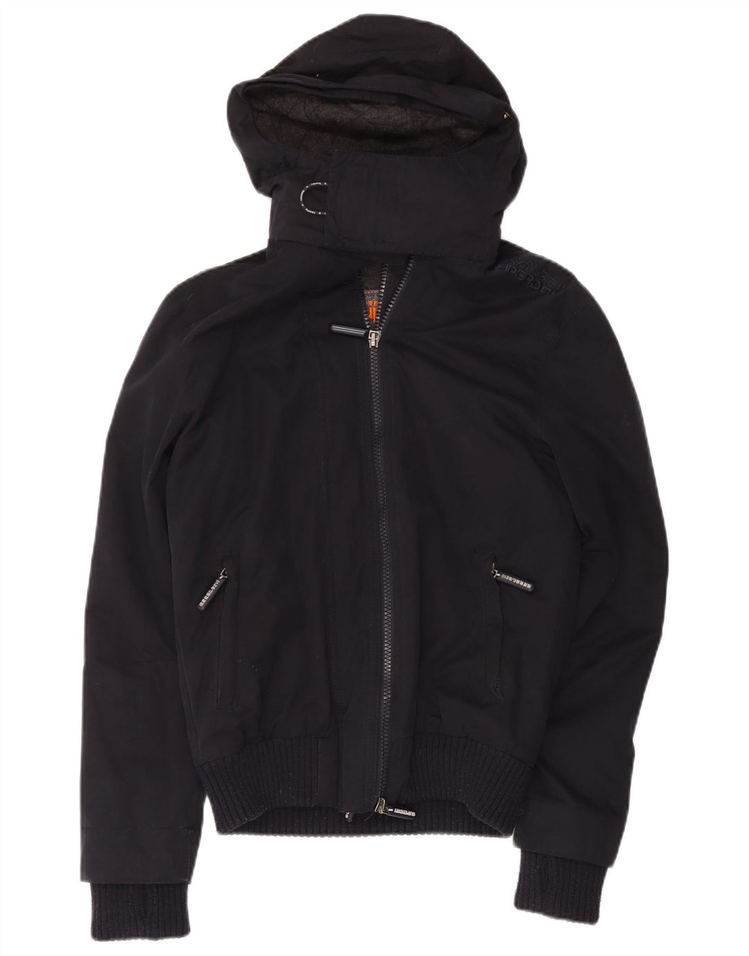 Jachetă bomber cu glugă Windbomber pentru bărbați Superdry UK 36 Mic bleumarin