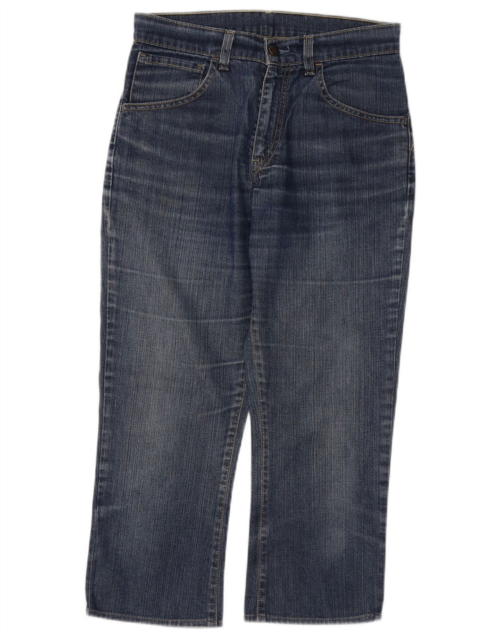 Blugi tăiați pentru femei LEVI'S 525 W28 L23 Bumbac albastru