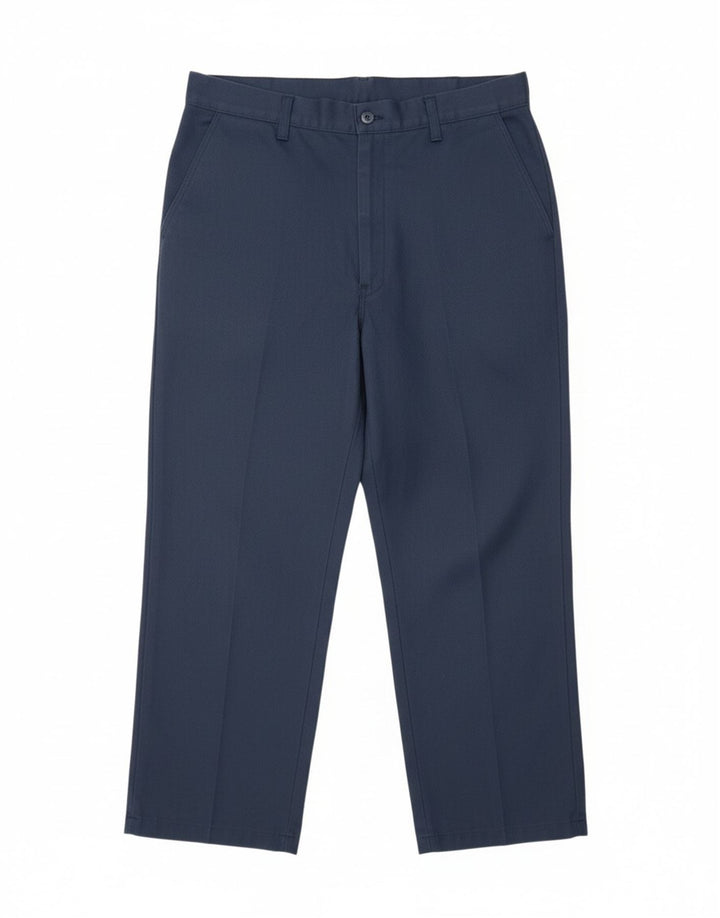 DICKIES Mens Straight Chino Trousers W40 L29 Navy Blue Polyester Vintage Dickies and Second-Hand Dickies from Messina Hembry 