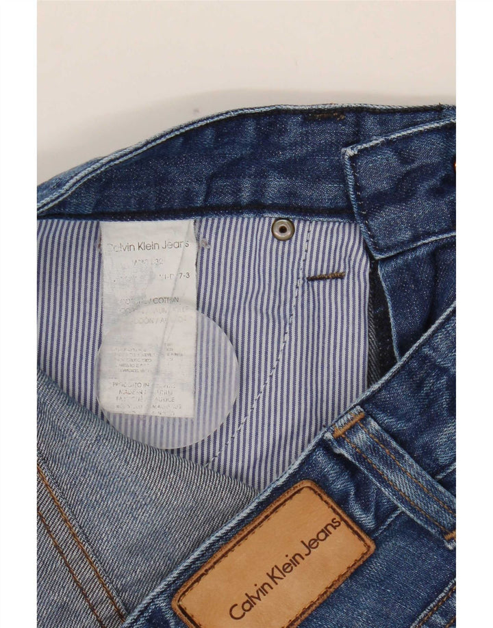 Blugi slim pentru femei Calvin Klein W30 L32 Bumbac albastru