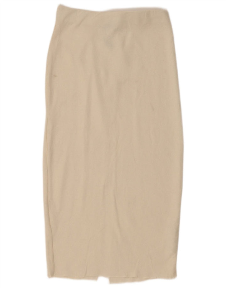 Fusta Midi pentru Damă Zara Mic W26 Bumbac Alb