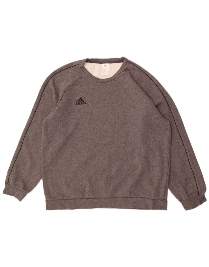 Hanorac pentru bărbați Adidas Jumper XL bumbac gri