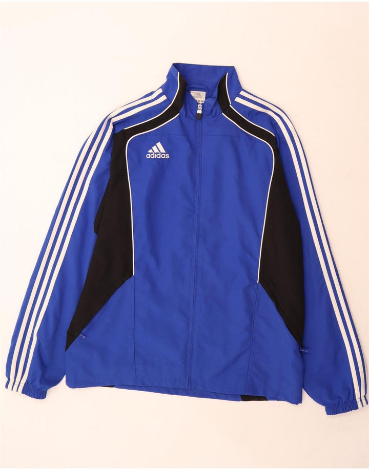 Jachetă de ploaie Adidas pentru bărbați Marea Britanie 42/44, mare, albastru, poliester