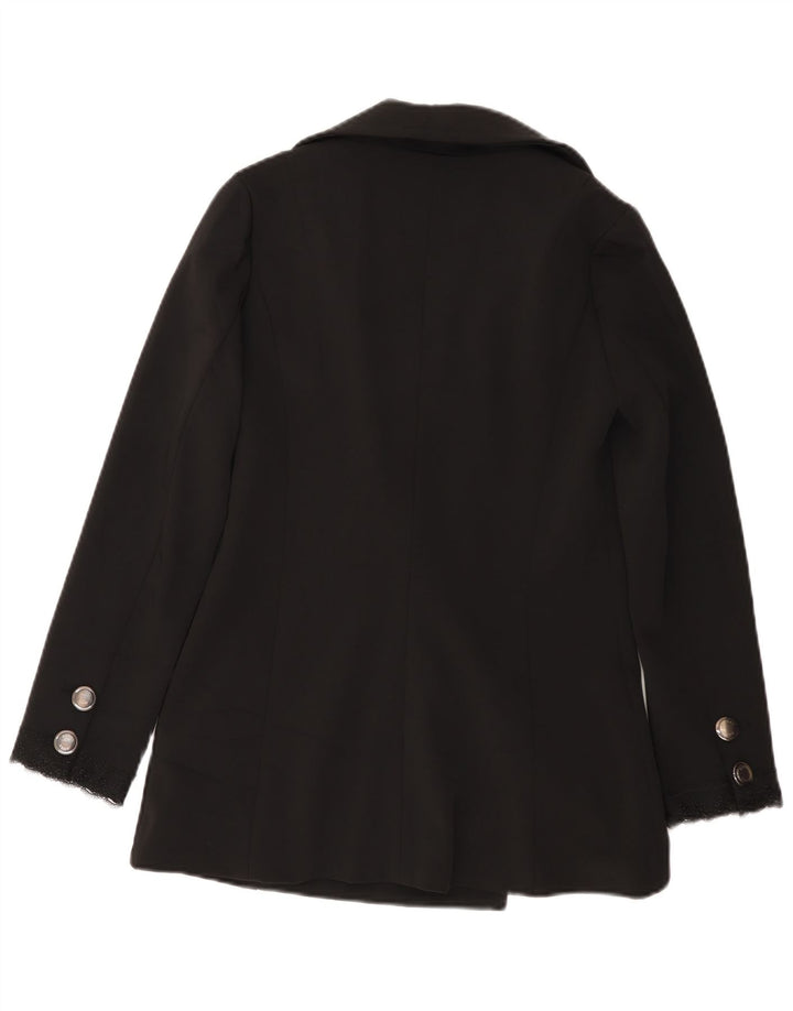 Palton Denny Rose pentru femei UK 10 Poliester negru mic