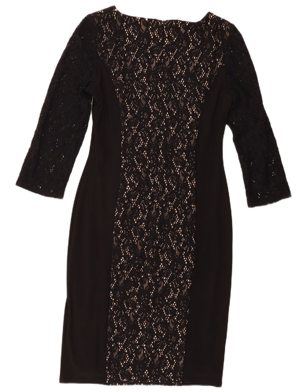 Phase Eight Rochie pentru femei cu mâneci 3/4 UK 14 Medium Black Floral