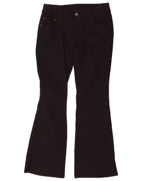 PEPE Jeans Pimlico pentru femei cu talie medie evazată W28 L30, bumbac negru