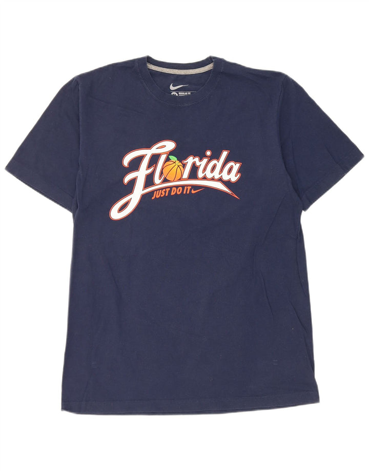 Tricou cu grafic Nike pentru bărbați Florida Regular Fit Top mediu bleumarin