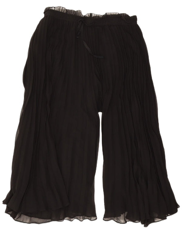 Pantaloni Capri cu talie înaltă pentru femei Zara Medium L28 L20 Negru