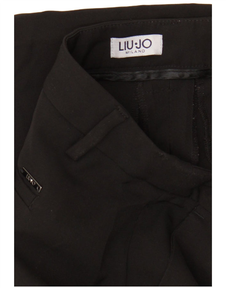 Pantaloni casual pentru femei Liu Jo Bootcut W32 L33 Negri