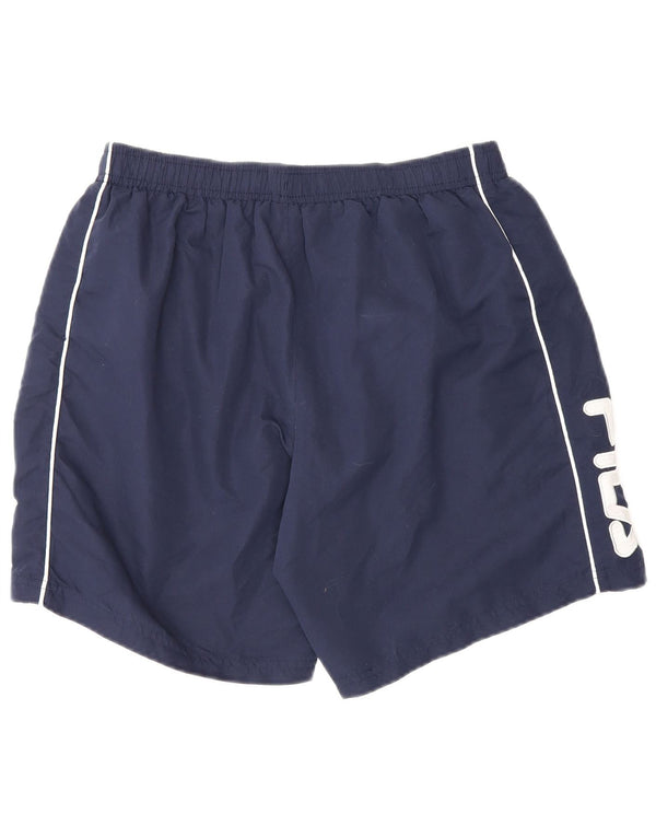 Pantaloni Pantaloni Sportivi Fila Băieți Grafic 13-14 Ani XL Bleumarin Poliester