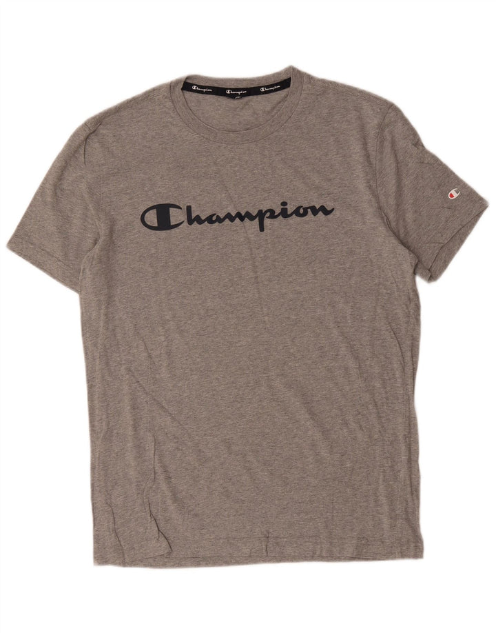 Tricou grafic pentru bărbați Champion Top Medium Gri