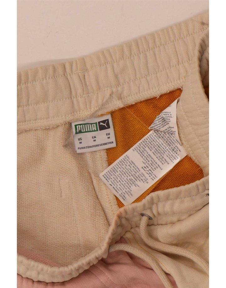 Pantaloni scurți sport Puma pentru bărbați, bumbac color bloc mediu, multicolor