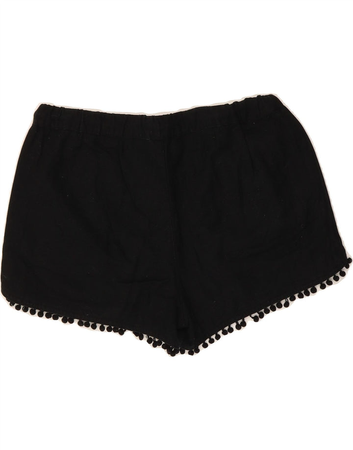 J. CREW Womens Hot Pants Small W27  Black Linen Vintage J. Crew and Second-Hand J. Crew from Messina Hembry 