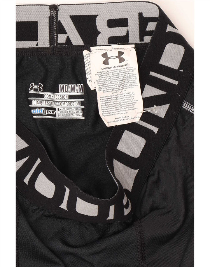 Leggings grafic Under Armour pentru bărbați, poliester mediu negru
