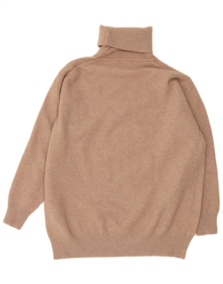 Max Mara Pulover pentru femei de weekend cu gât rulat UK 12 Bej mediu
