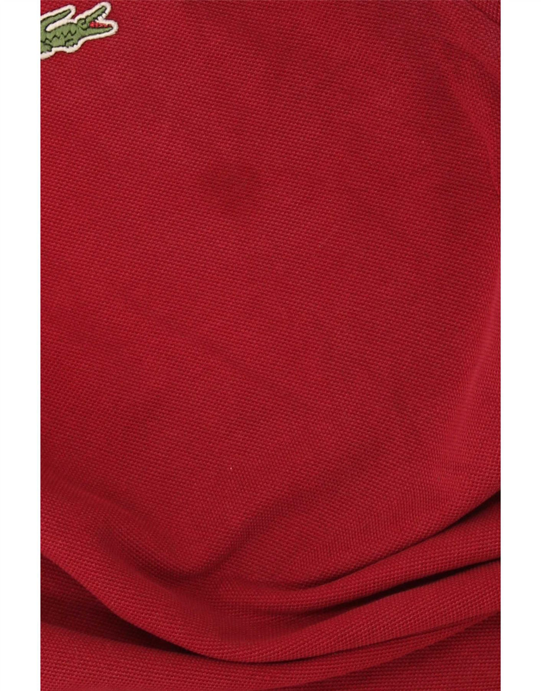 Tricou polo Lacoste pentru bărbați, mărimea 4, bumbac roșu mediu