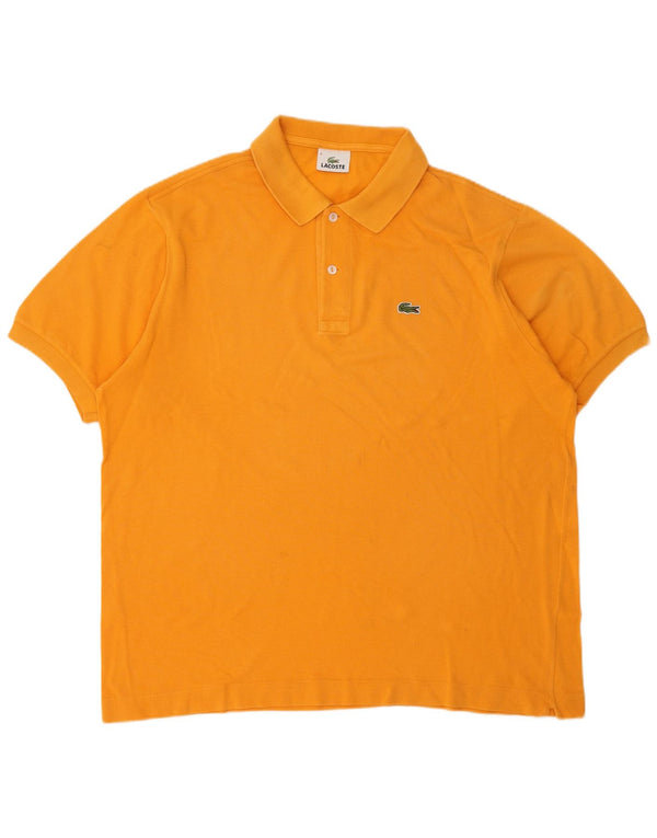 Tricou polo pentru bărbați Lacoste Mărimea 6 XL bumbac portocaliu