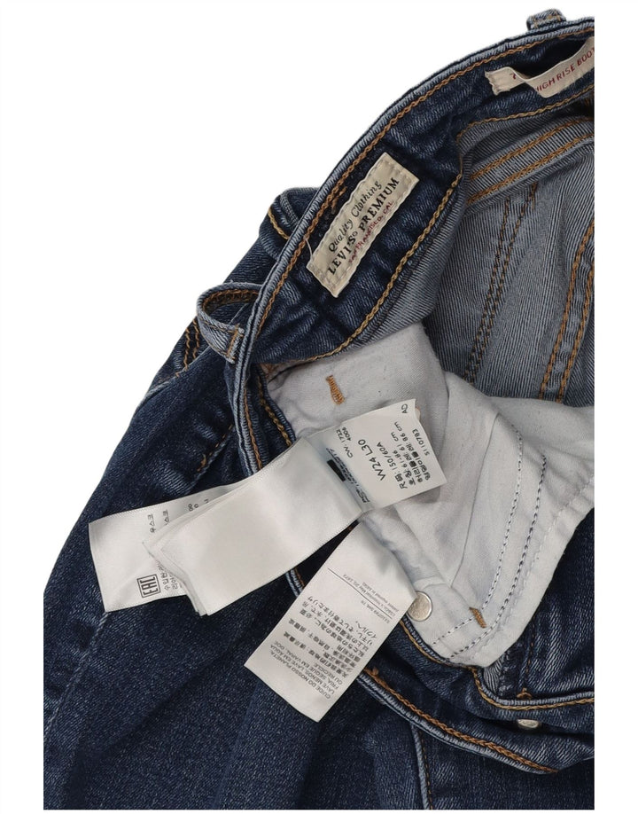 Blugi bootcut pentru femei cu talie înaltă LEVI'S L24 L30 Lyocell albastru