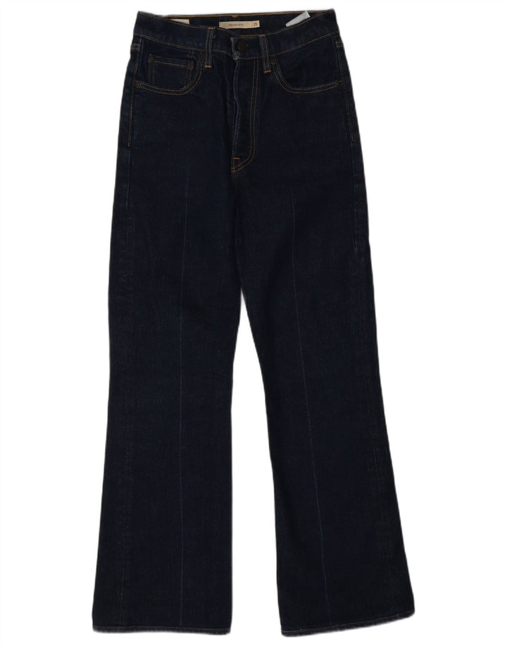 Blugi LEVI'S pentru femei Ribcage Bootcut W25 L26 Bumbac bleumarin