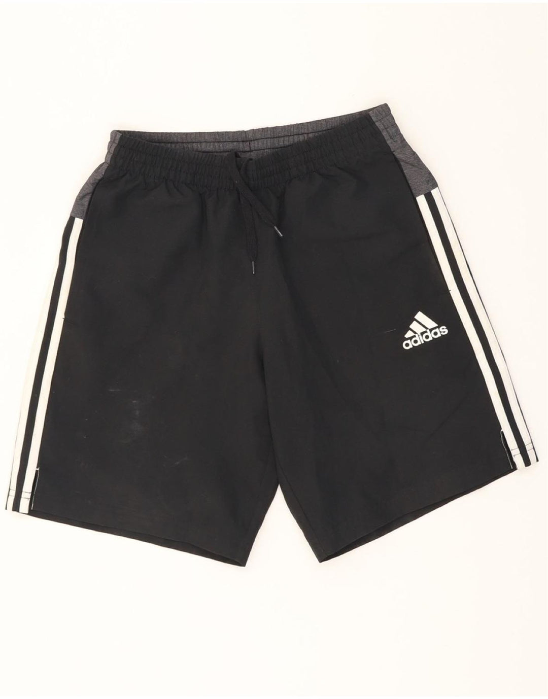 ADIDAS Mens Sport Shorts Small Black Polyester Vintage Adidas and Second-Hand Adidas from Messina Hembry 