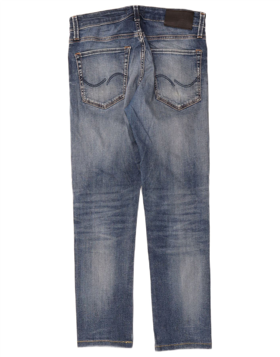 JACK & JONES Blugi GLENN Slim pentru bărbați W28 L28 Bumbac bleumarin