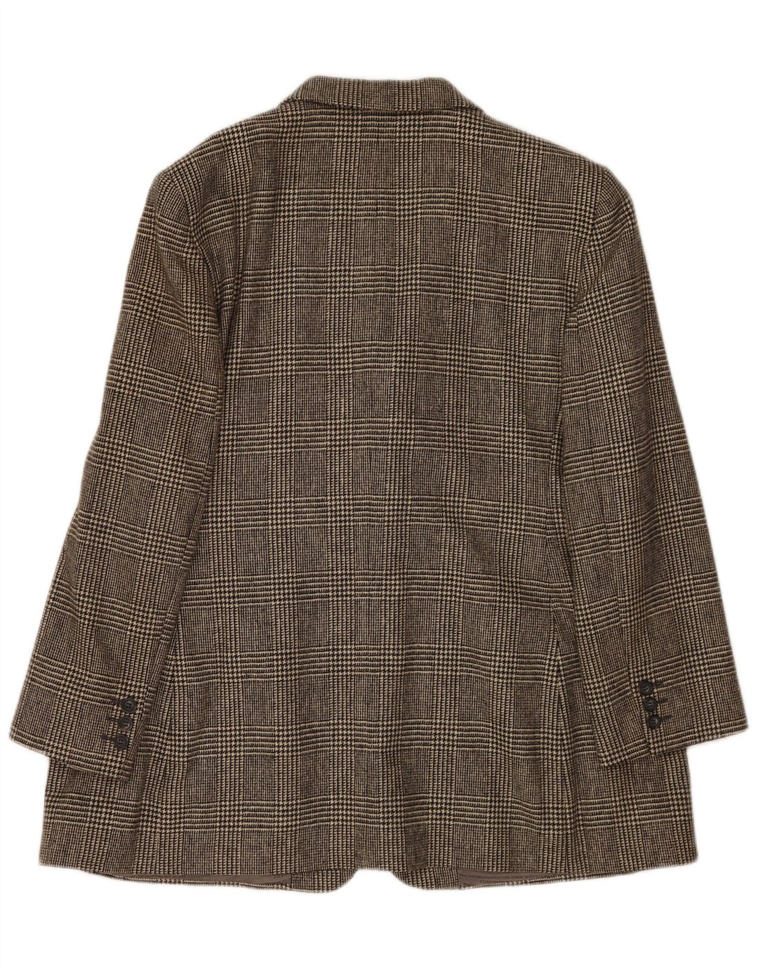 Jachetă DAKS pentru femei, cu 4 nasturi, UK 18 XL, lână nouă, cu carouri gri
