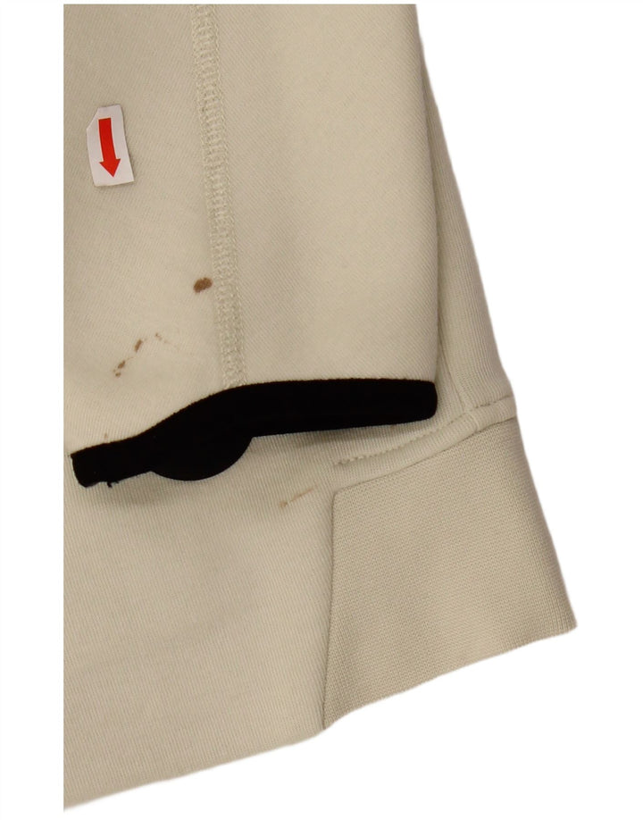 Pulover NIKE pentru băieți, cu fermoar, 12-13 ani, mare, alb, bumbac