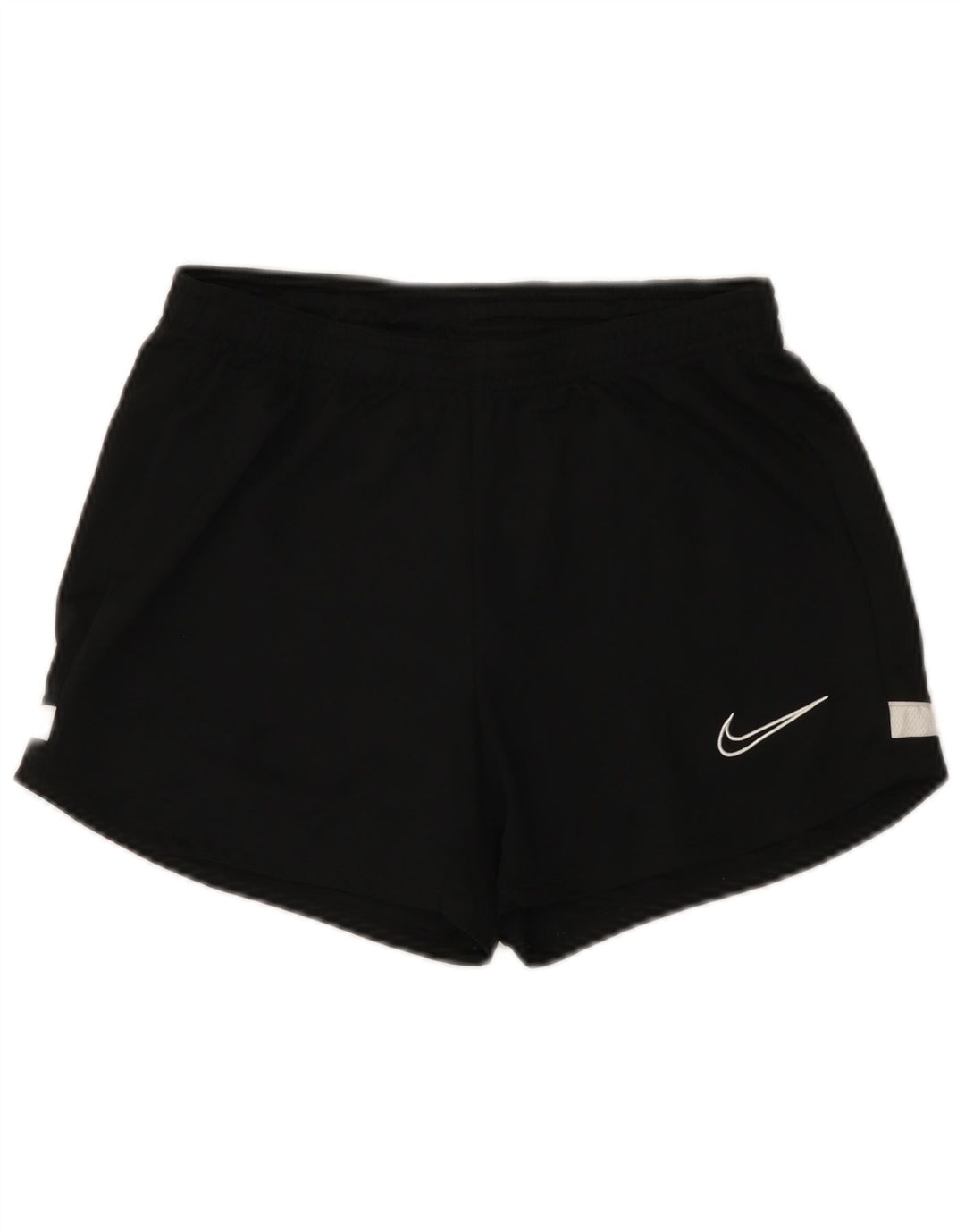Pantaloni scurti sport Nike pentru femei UK 8 Small Black Colorblock Poliester