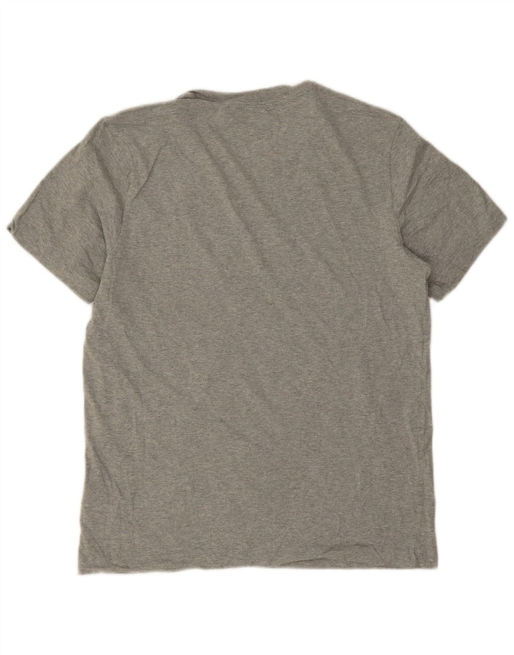 Tricou pentru bărbați Nike Top mediu gri bumbac cu pete