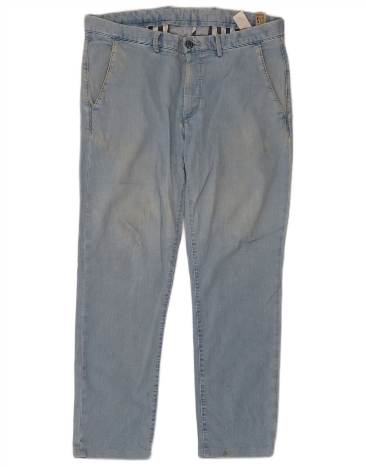 Massimo Dutti Blugi pentru bărbați slim EU 40 Medium W31 L26 Blue Bumbac