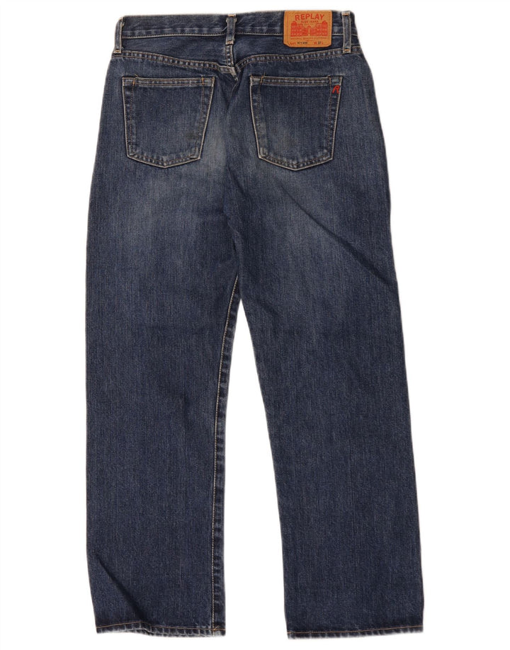 Blugi drepti pentru bărbați Levi's W27 L27 Bumbac albastru