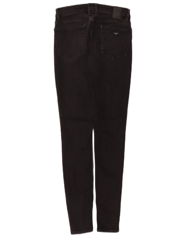 Blugi Guess Annette Skinny pentru femei W25 L29, bumbac negru