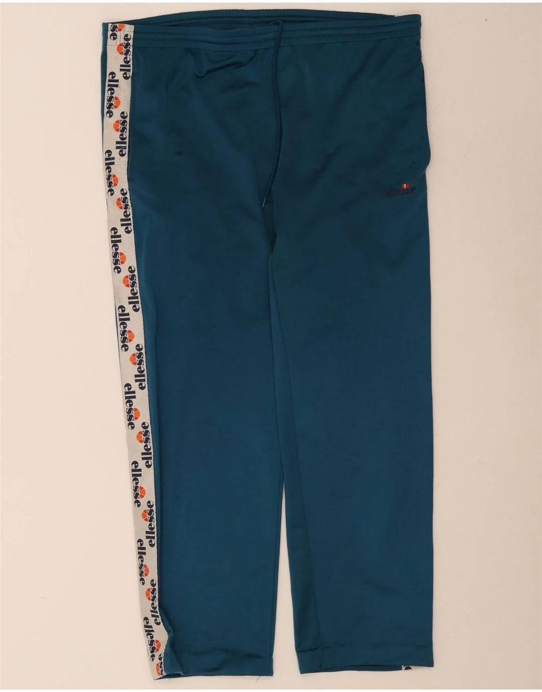 Pantaloni de trening grafic pentru bărbați Ellesse XL, albastru, poliester color bloc