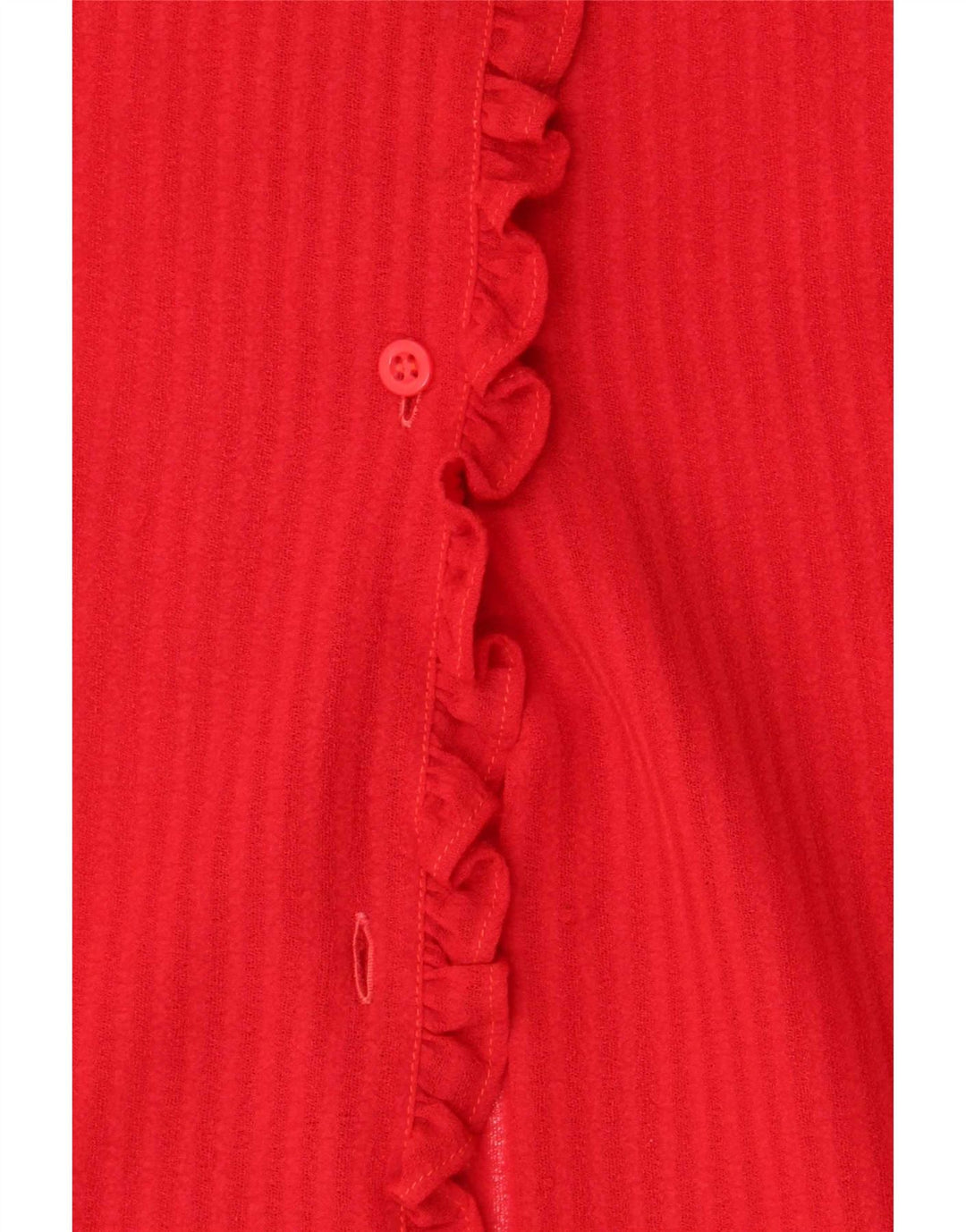Bluză de cămașă vintage pentru femei UK 14 Medium Red Dunge