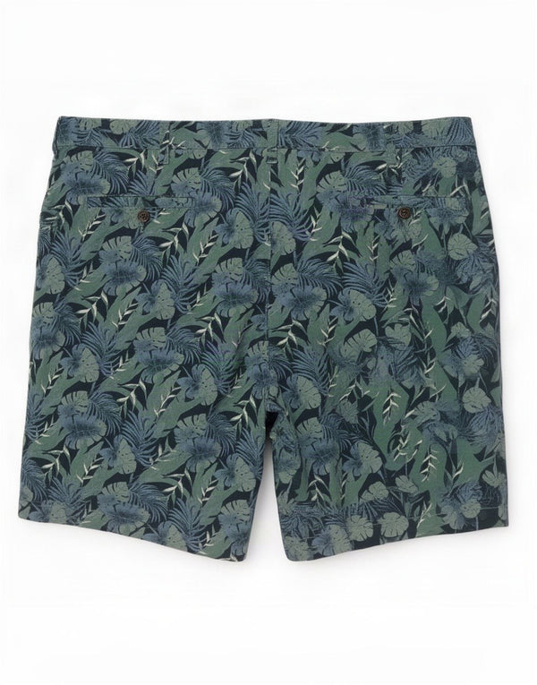 Pantaloni scurți chino Dockers pentru bărbați 2XL W44 albastru din bumbac hawaian floral