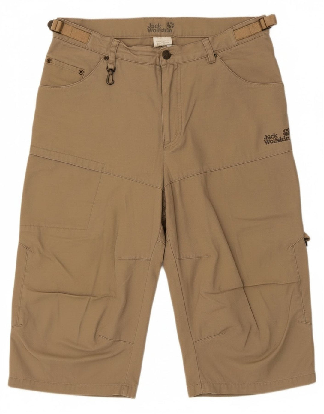 Jack Wolfskin Bermudă pentru bărbați cargo W33, bumbac mare, bej
